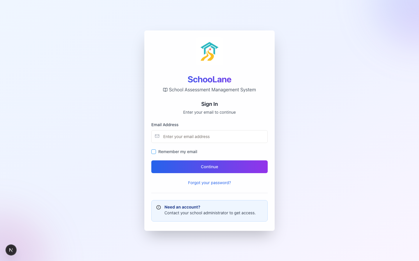 Sign In. Type the email, then press Continue. Not Sign In yet.